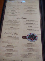 The Victoria menu