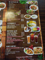 Thai Ginger menu
