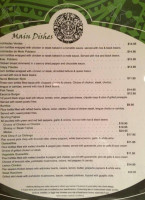 Escorza's Mexican menu