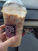 Pj's Coffee inside