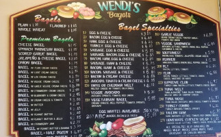 Wendi's Donuts menu