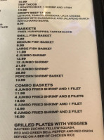 Tia Juanita's Fish Camp menu