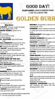 Golden Burro Cafe & Lounge menu