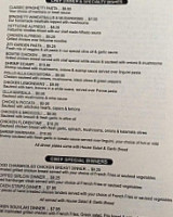 Cheffy's Italian menu