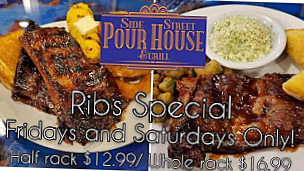 Side Street Pourhouse menu