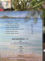 Aloha Krab menu