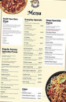 Tops Pizza Factory menu