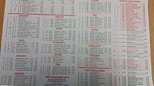 No 1 Chinese menu