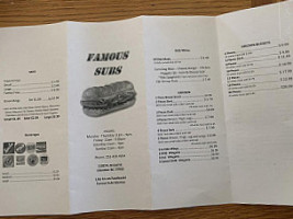 Famous Subs Pizza inside