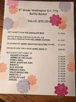 Sippers In The Valley menu