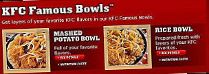 Kfc menu