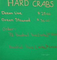 Native Seafood menu