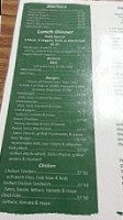 Market Grill menu