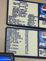 Plaza Burger Parlor menu