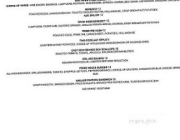 Southern Prime Steakhouse menu