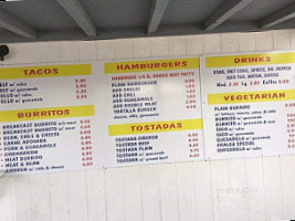 El Parasol menu