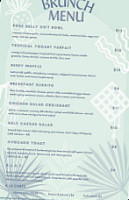 Diver Surfside Cafe menu