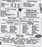 Dairy Queen Grill Chill menu