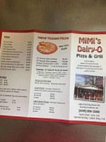 Mimi Dairy O Pizza Grill menu