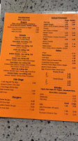 Creekside Subs menu