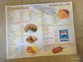 Westfield Grill Bbq menu