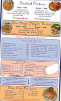 Blue Bay Seafood menu