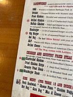 Hawg Wild Barbeque menu