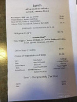 Amerisian menu