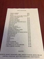Joey's menu