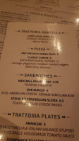 Trattoria Marcella menu