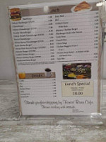 Forest River Cafe menu