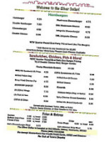 Silver Dollar Grill menu