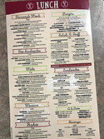Billy's Blair Maple Cafe menu