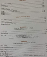 P Dale Pub menu