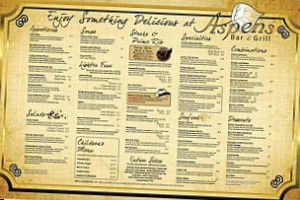 Aspens menu