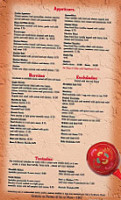 La Fiesta menu