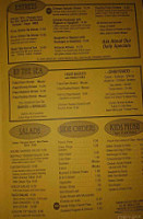 J J Goodwin's Eatery Sports menu