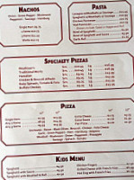 Sinibaldi's menu