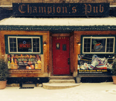 Champion's Pub food
