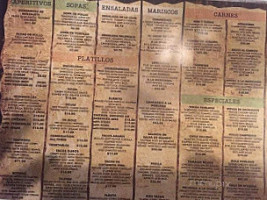 La Hacienda Mexicana menu