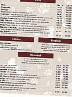 Bulldogs Grill menu