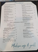 Madison Cafe Grill menu