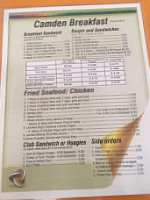 Camden Seafood menu