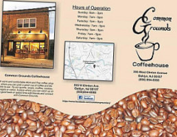 Common Grounds Coffeehouse menu