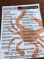 Bull On The Barn Bayshore Crab menu