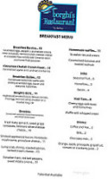 Borghi's By The Bay menu