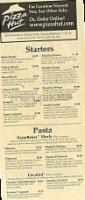 Gino's Pizza menu