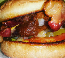 Tomboy's World Famous Chili Hamburgers food