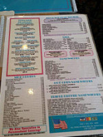 Ritz Diner menu