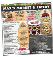 Max's Market Eatery menu